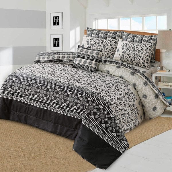 Premium Summer King Size Comforter Set - 7-Piece