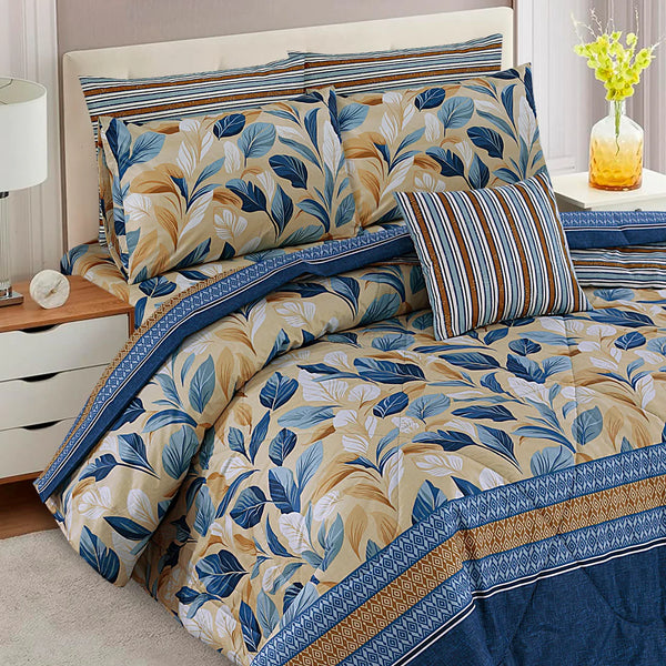 7 Pcs Comforter Set King Size C-7