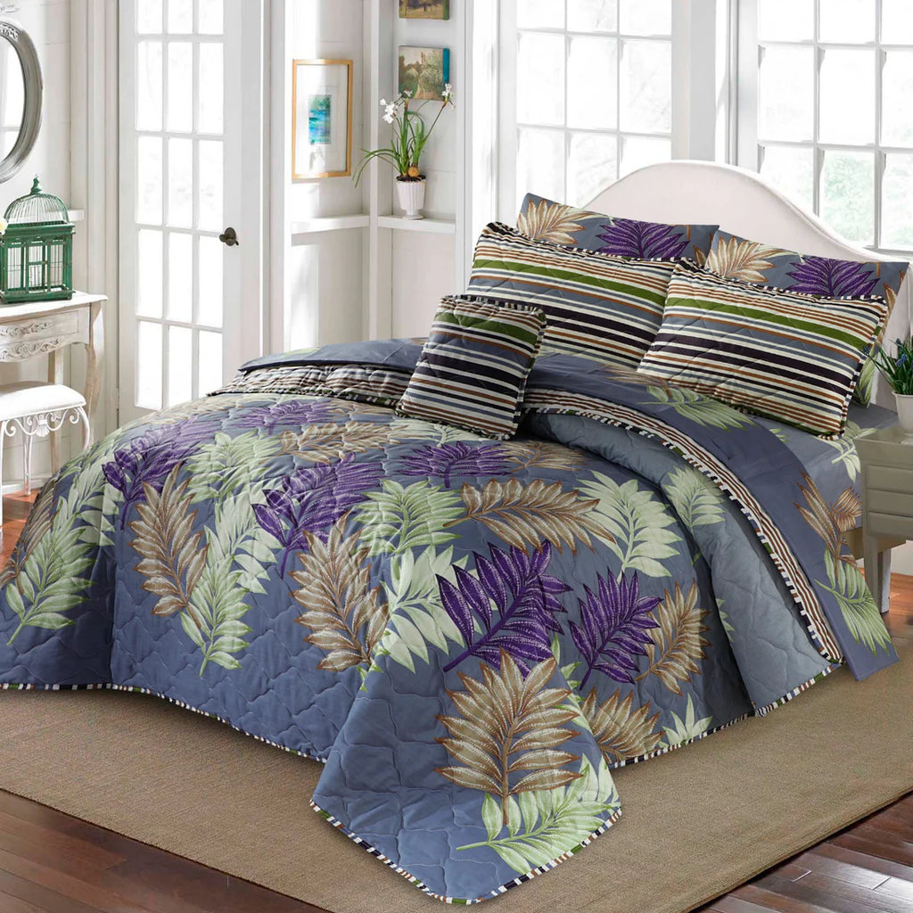 7 Pcs Comforter Set King Size C-5