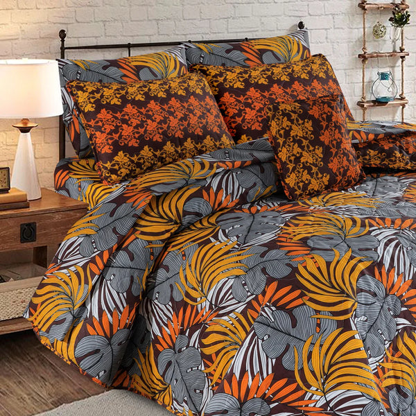 7 Pcs Comforter Set King Size C-2