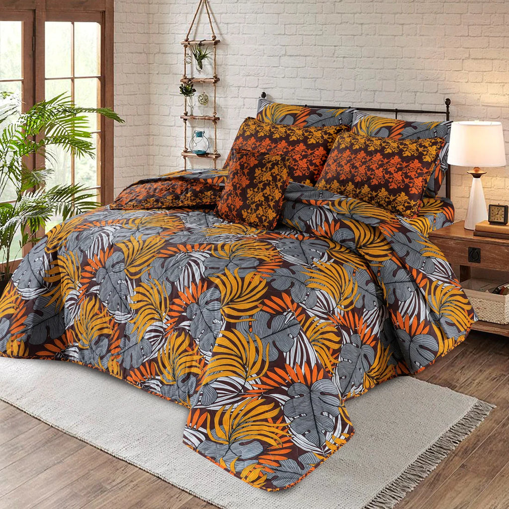 7 Pcs Comforter Set King Size C-2