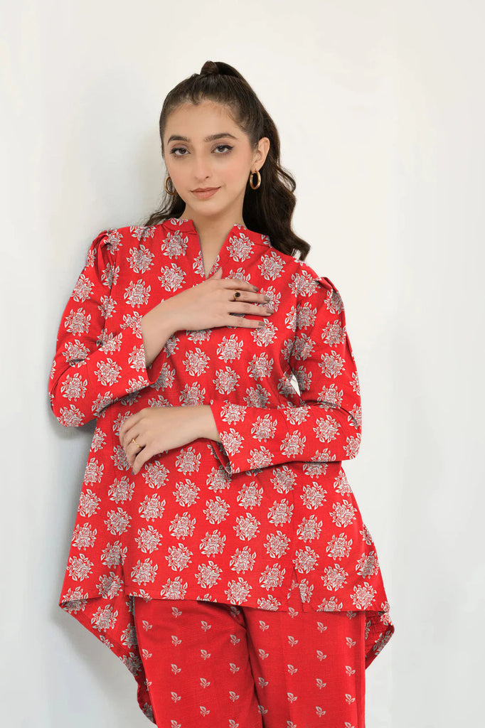 2 Piece – Cotton Digital Print Suit ( Design LS19)