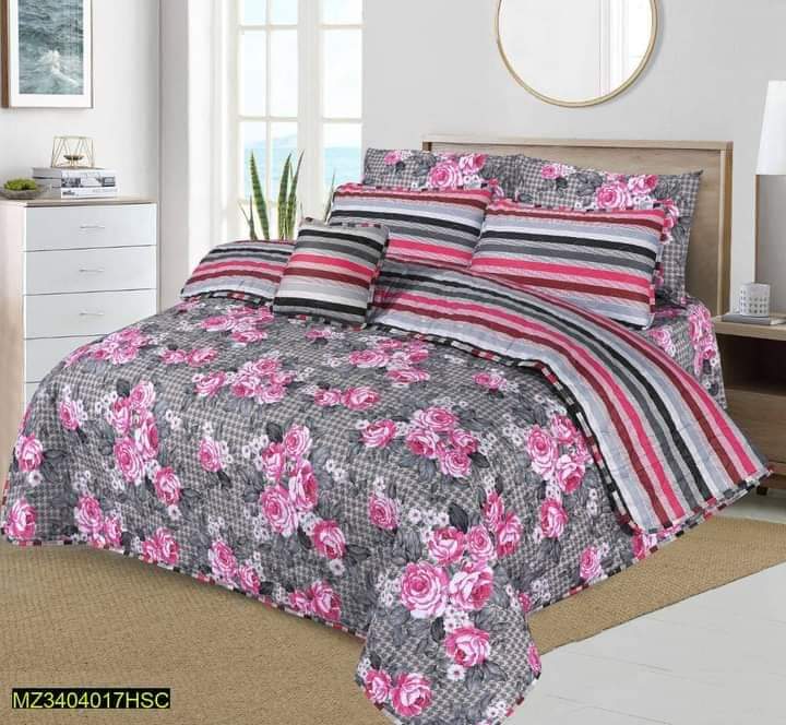 7 Pcs Comforter Set King Size C-22