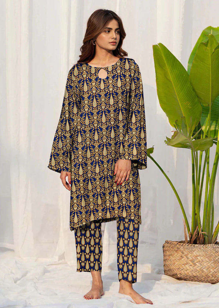 2 Piece – Cotton Digital Print Suit ( Design LS22)