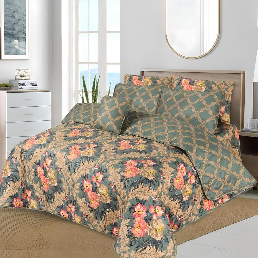 7 Pcs Comforter Set King Size C-23