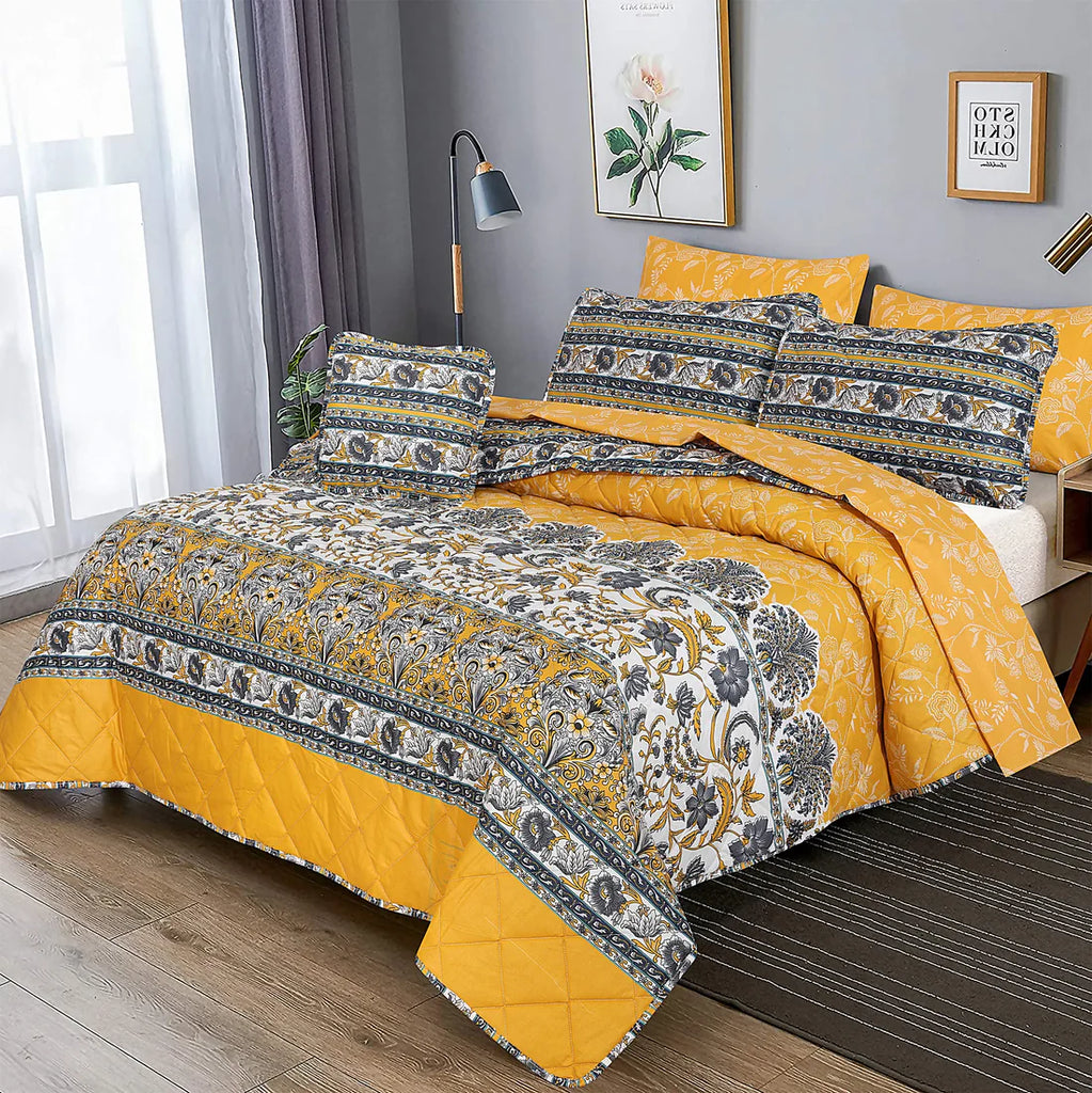 7 Pcs Comforter Set King Size C-29