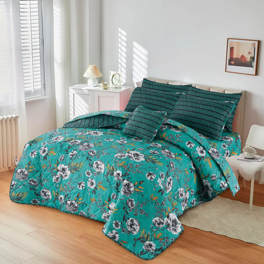 7 Pcs Comforter Set King Size C-19