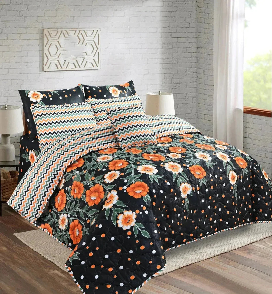 7 Pcs Comforter Set King Size C-30