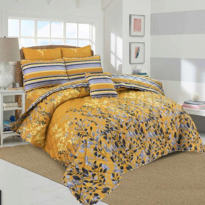 7 Pcs Comforter Set King Size C-31