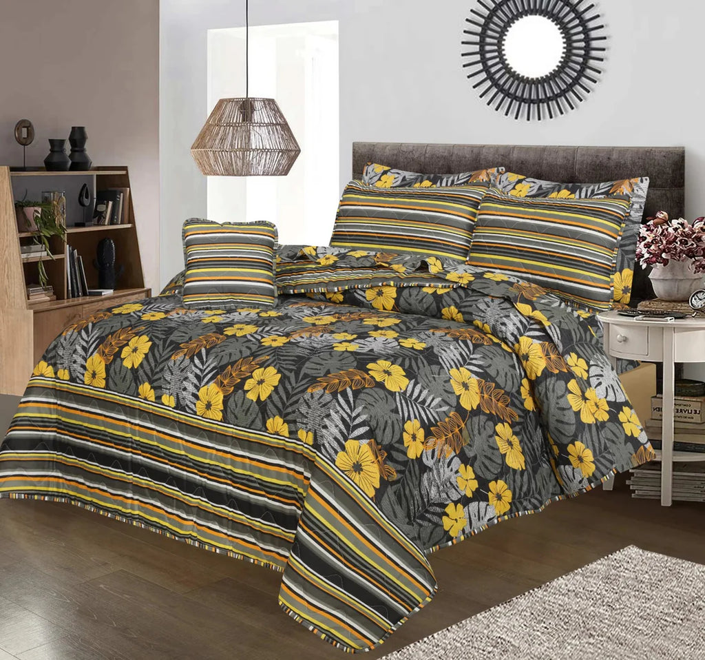 7 Pcs Comforter Set King Size C-39