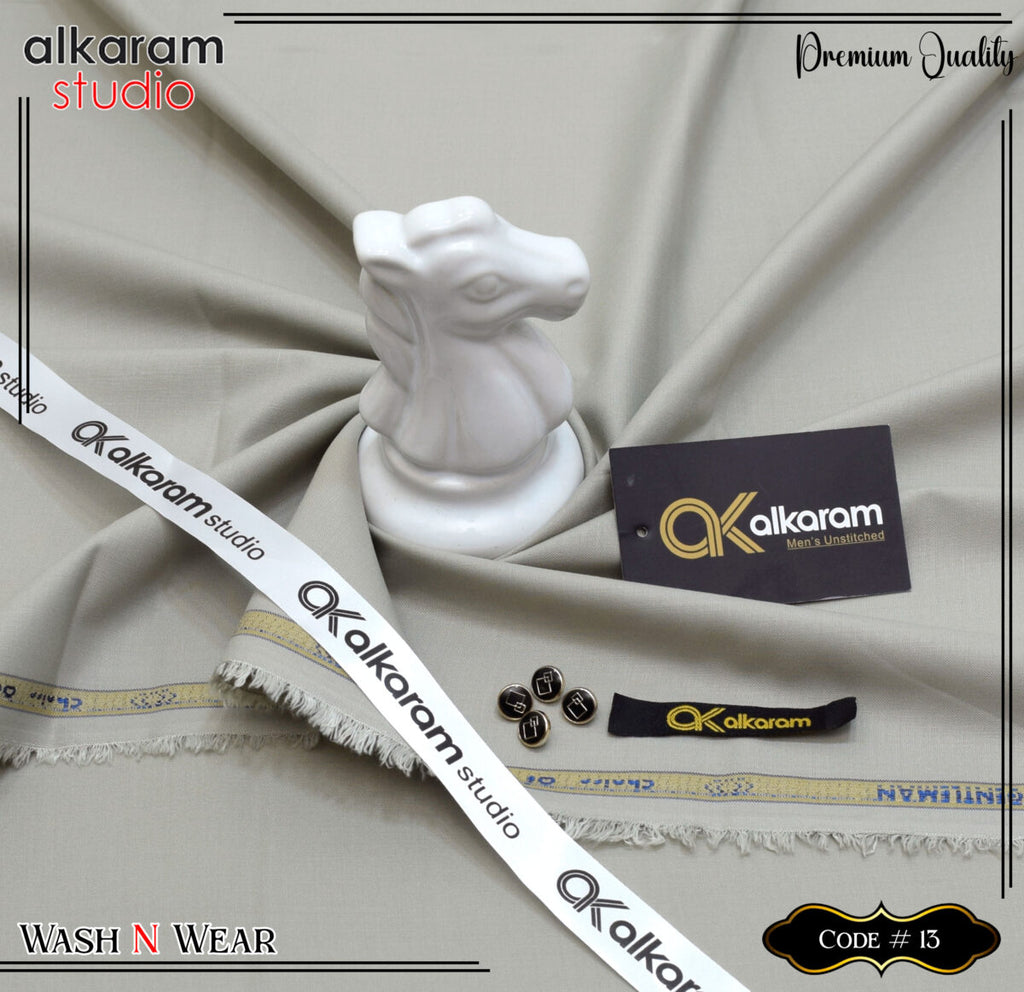 Alkaram Gent’s Unstitched Wash & Wear AK 44