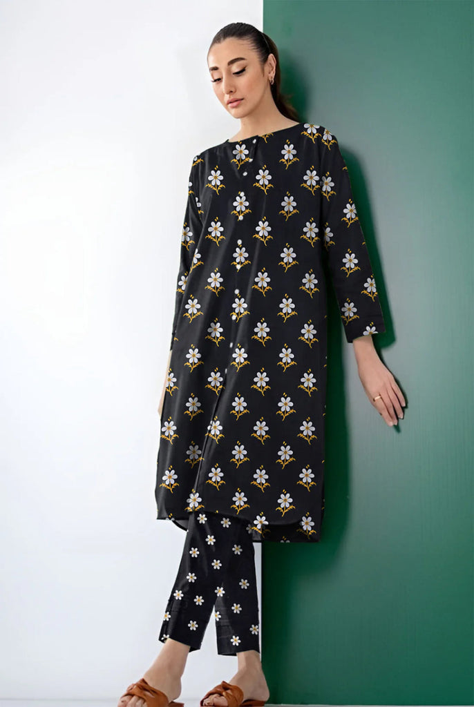 2 Piece – Cotton Digital Print Suit ( Design LS53)