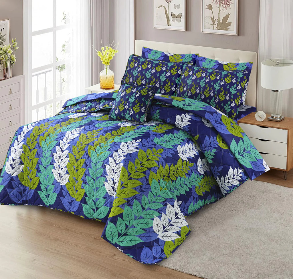 7 Pcs Comforter Set King Size C-16