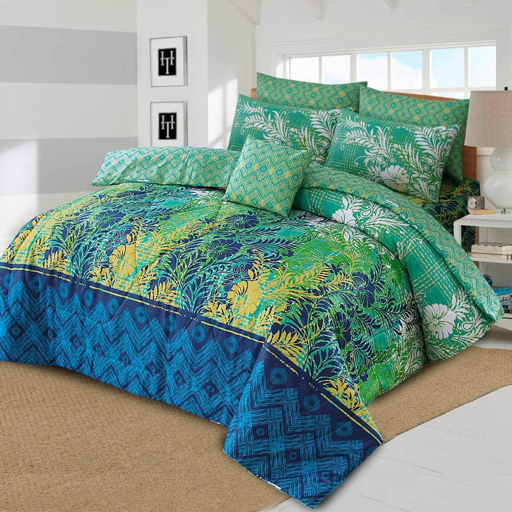 7 Pcs Comforter Set King Size C-14