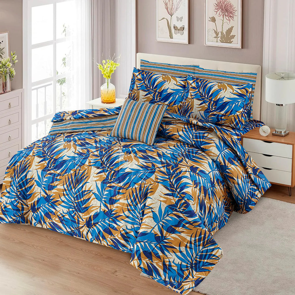 7 Pcs Comforter Set King Size C-13