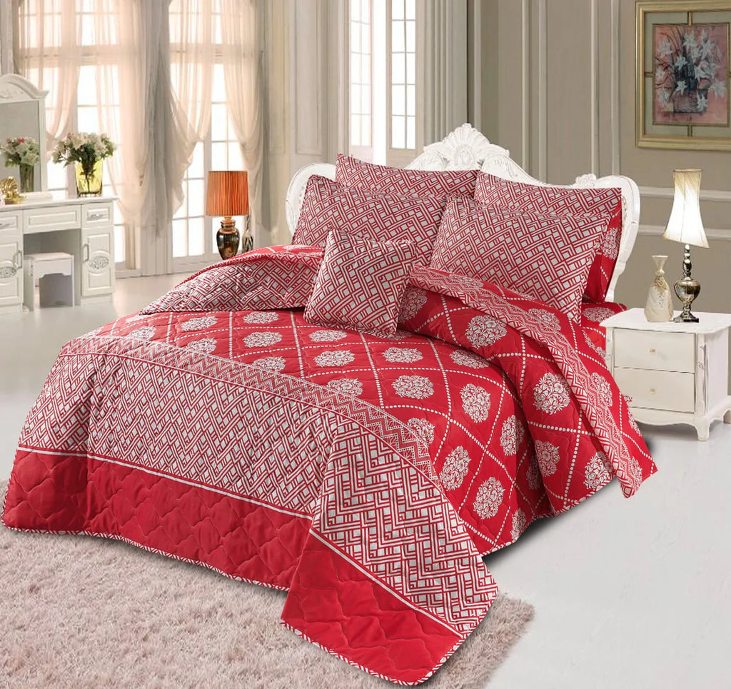 7 Pcs Comforter Set King Size C-12