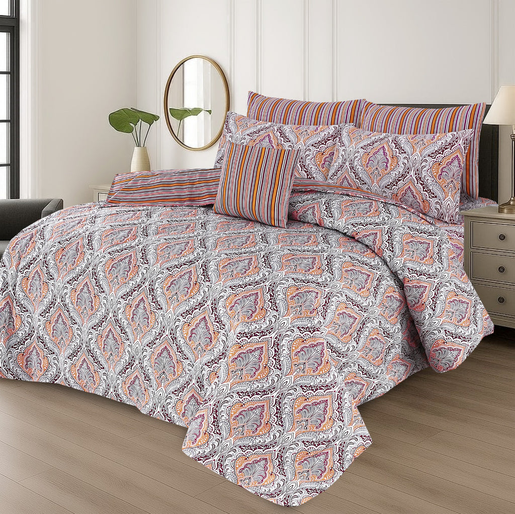 Premium Summer King Size Comforter Set - 7-Piece