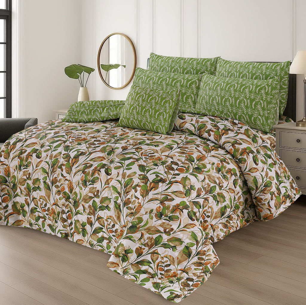 Premium Summer King Size Comforter Set - 7-Piece
