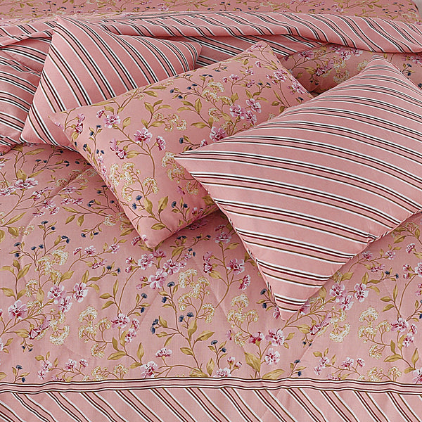 Premium Summer King Size Comforter Set - 7-Piece