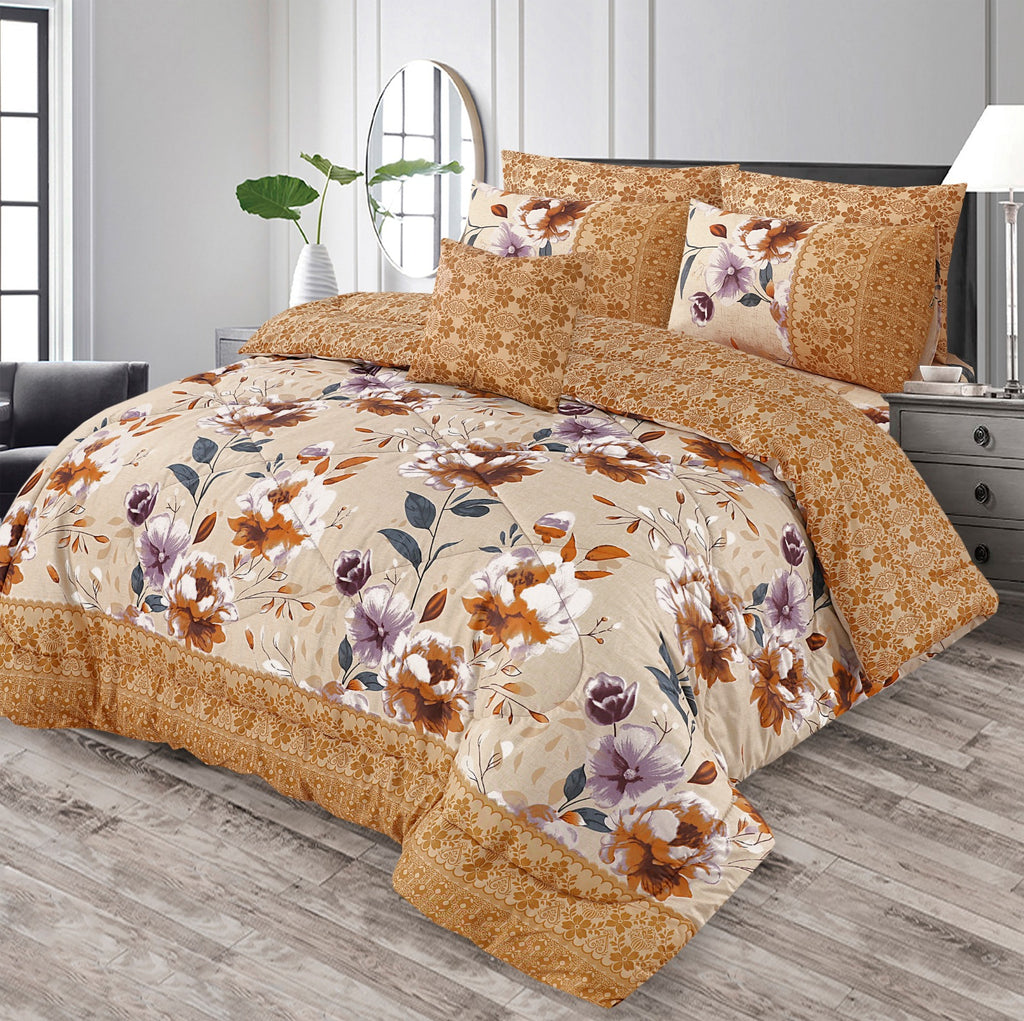 Premium Summer King Size Comforter Set - 7-Piece