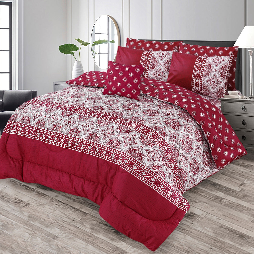 Premium Summer King Size Comforter Set - 7-Piece