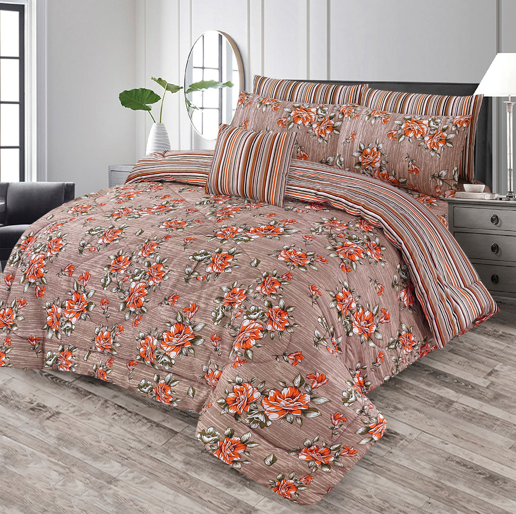 Premium Summer King Size Comforter Set - 7-Piece