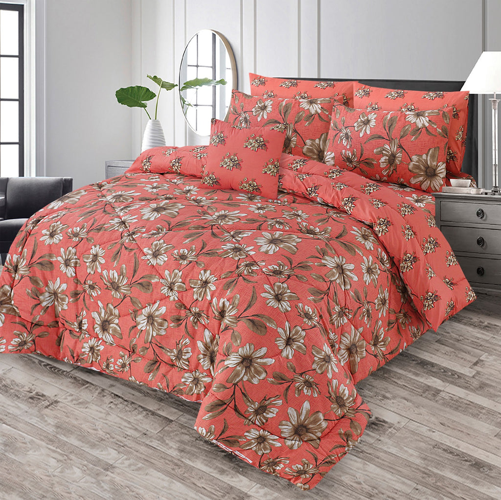 Premium Summer King Size Comforter Set - 7-Piece