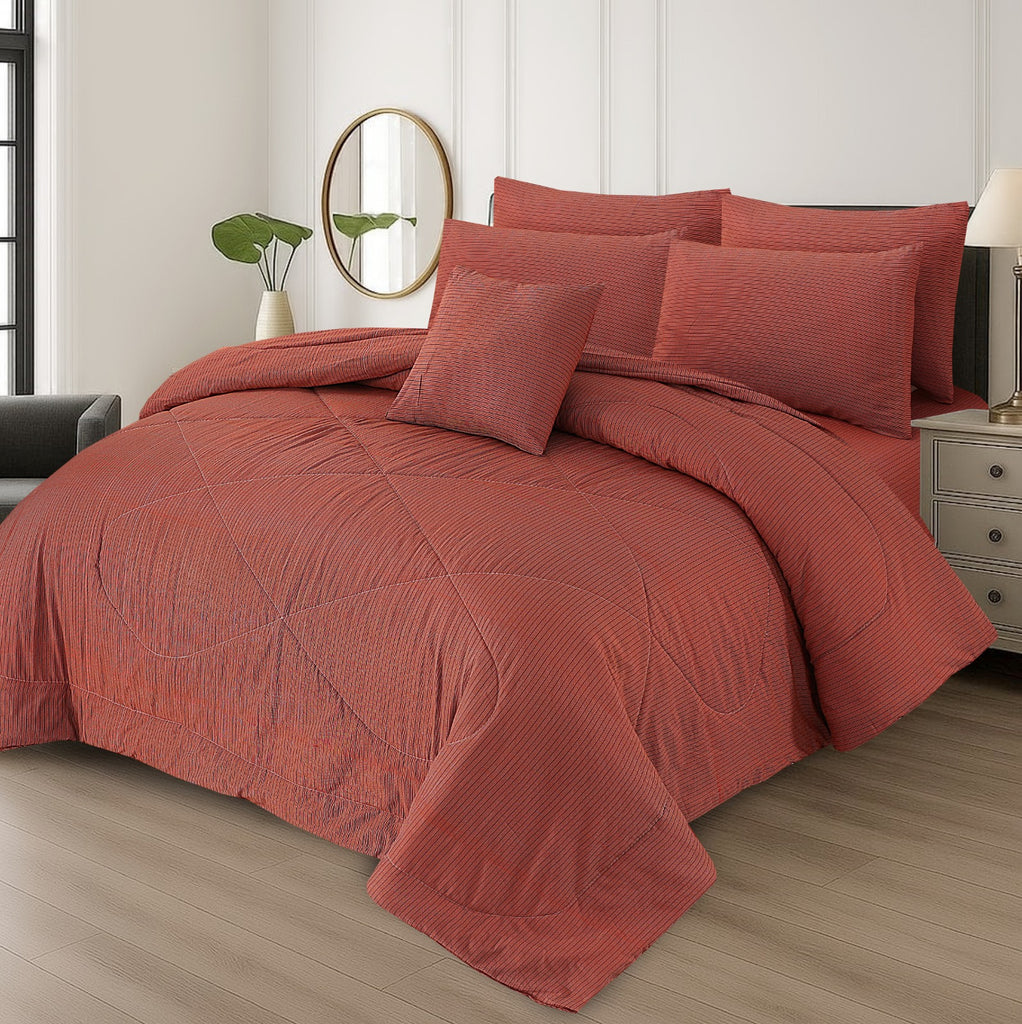 Premium Summer King Size Comforter Set - 7-Piece