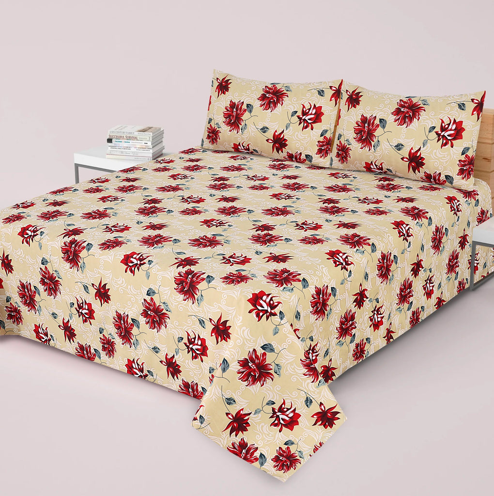 3 Pcs Bed sheet N-04