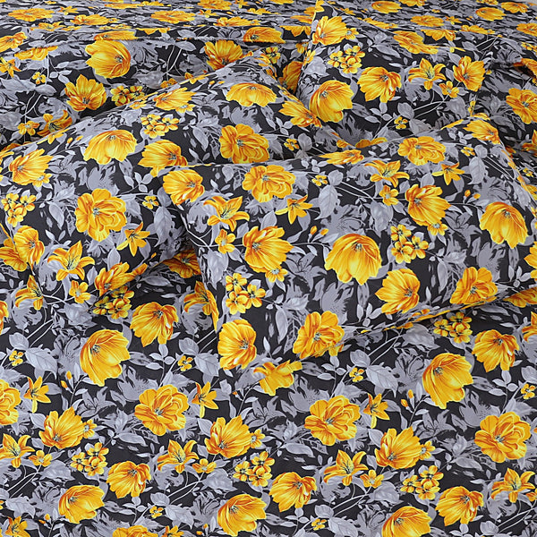 Premium Summer King Size Soft Cotton Comforter Set - 7-Piece