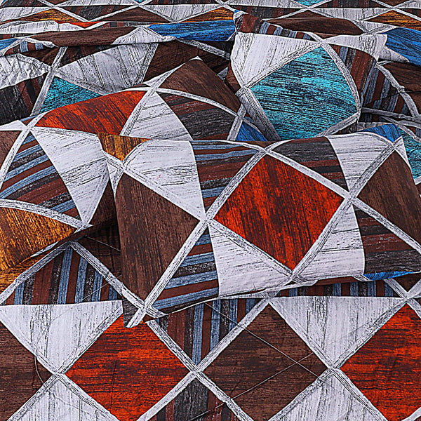 Premium Summer King Size Soft Cotton Comforter Set - 7-Piece