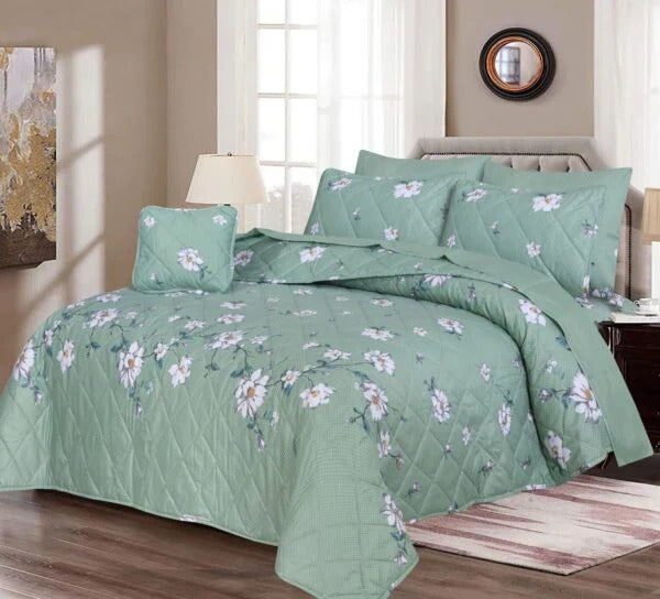 Premium Summer King Size Comforter Set - 7-Piece