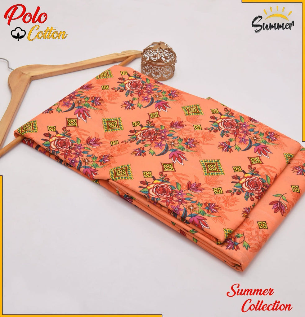 2 Piece – Cotton Digital Print Suit ( Design J-48)