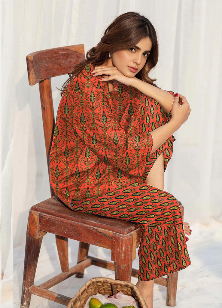 2 Piece – Cotton Digital Print Suit ( Design LS5)