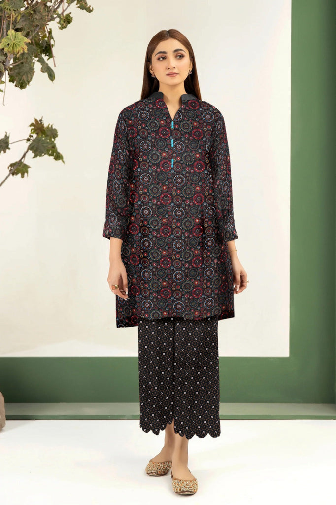 2 Piece – Cotton Digital Print Suit ( Design LS62)