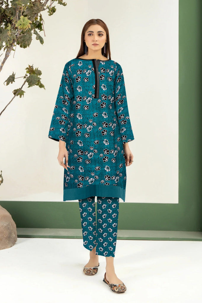 2 Piece – Cotton Digital Print Suit ( Design LS62)