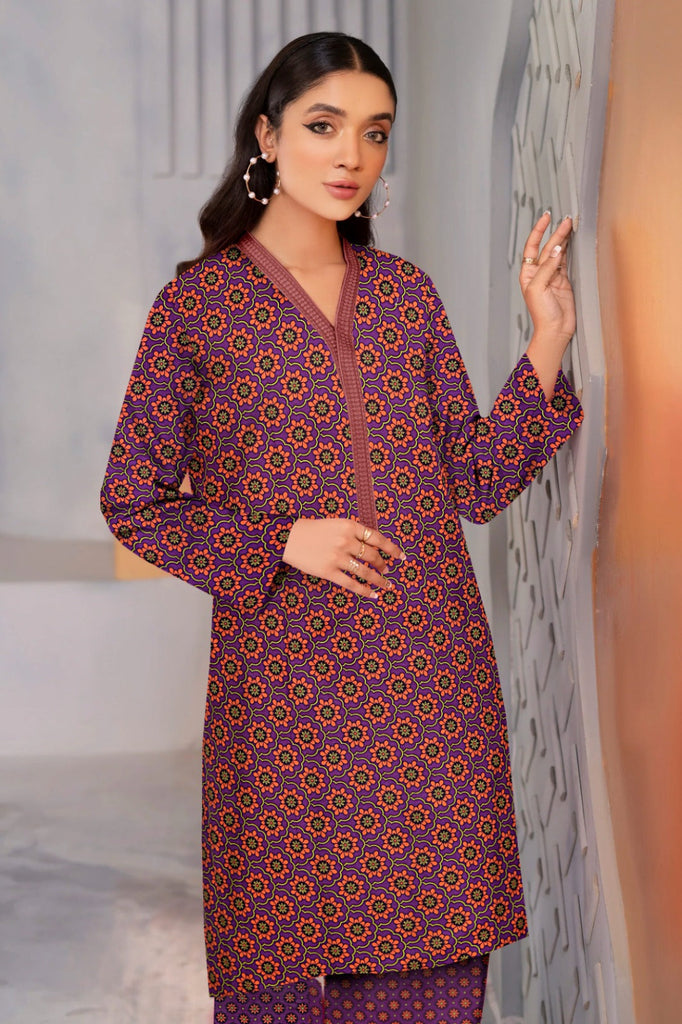 2 Piece – Cotton Digital Print Suit ( Design LS62)