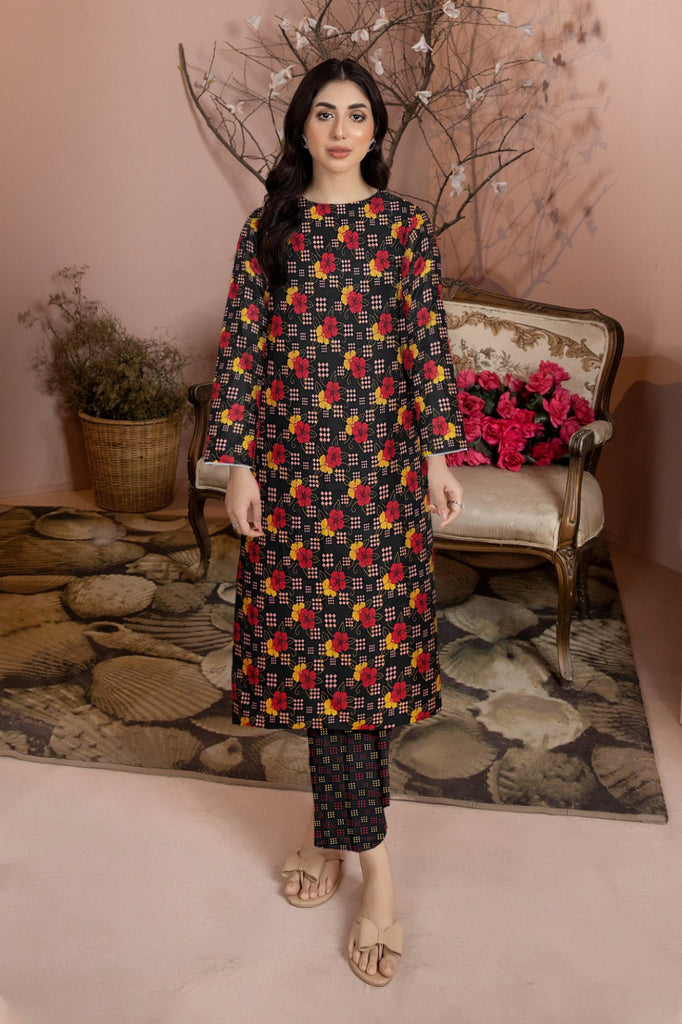 2 Piece – Cotton Digital Print Suit ( Design LS60)